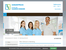 Tablet Screenshot of dr-eismann.com